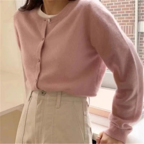 Classic Button-Up Cardigan | Soft Knit Fabric | Lightweight Layer | Everyday Essential
