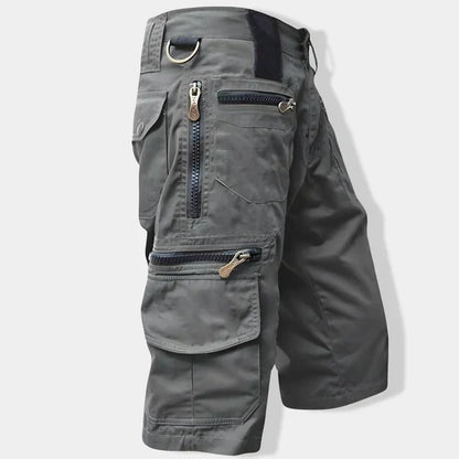 Men’s Utility Cargo Shorts | Multi-Pocket Outdoor Workwear | Durable Cotton Blend