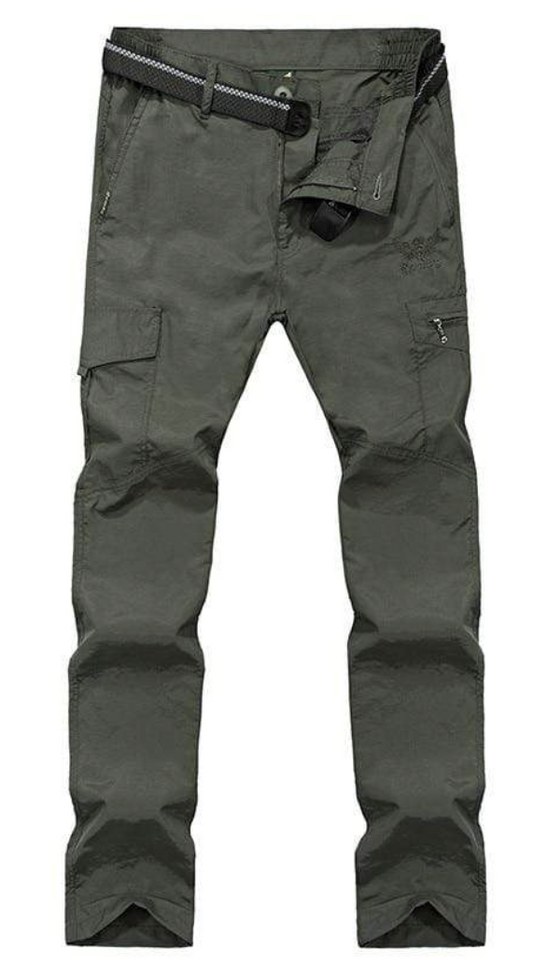 Utility Belted Cargo Pants | Multi-Pocket Design | Durable Streetwear Style