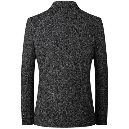 Men’s Textured Knit Blazer | Smart Casual Jacket | Modern Tailored Fit
