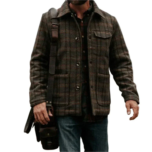 Men’s Flannel Shirt Jacket | Plaid Overshirt | Midweight Fall Layer