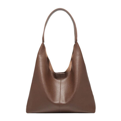 Modern Shoulder Bag | Soft Vegan Leather with Secure Zip Pocket