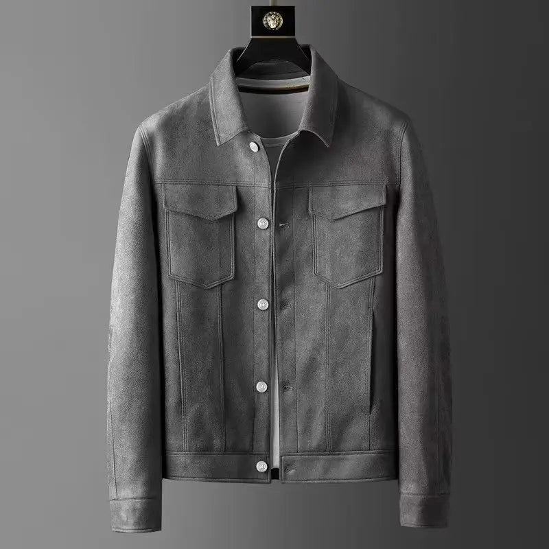 Corduroy Jacket for Men | Fleece Lined | Button-Front Casual Outerwear