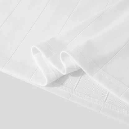 Men’s Ribbed Knit Polo Shirt | Short Sleeve Retro Style | Lightweight Summer Top