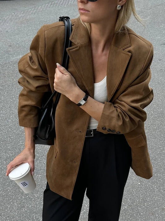 Oversized Corduroy Blazer | Relaxed Fit | Vintage-Inspired | Casual Chic