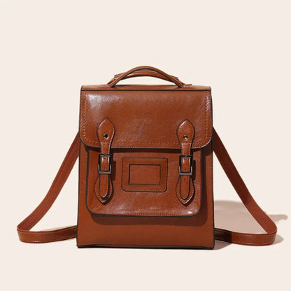 Convertible Backpack Tote | Multi-Compartment Vegan Leather Bag for Work and Travel