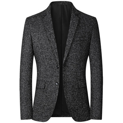 Men’s Textured Knit Blazer | Smart Casual Jacket | Modern Tailored Fit