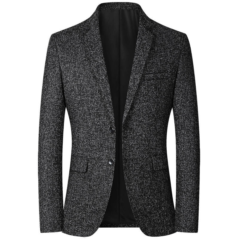 Men’s Textured Knit Blazer | Smart Casual Jacket | Modern Tailored Fit