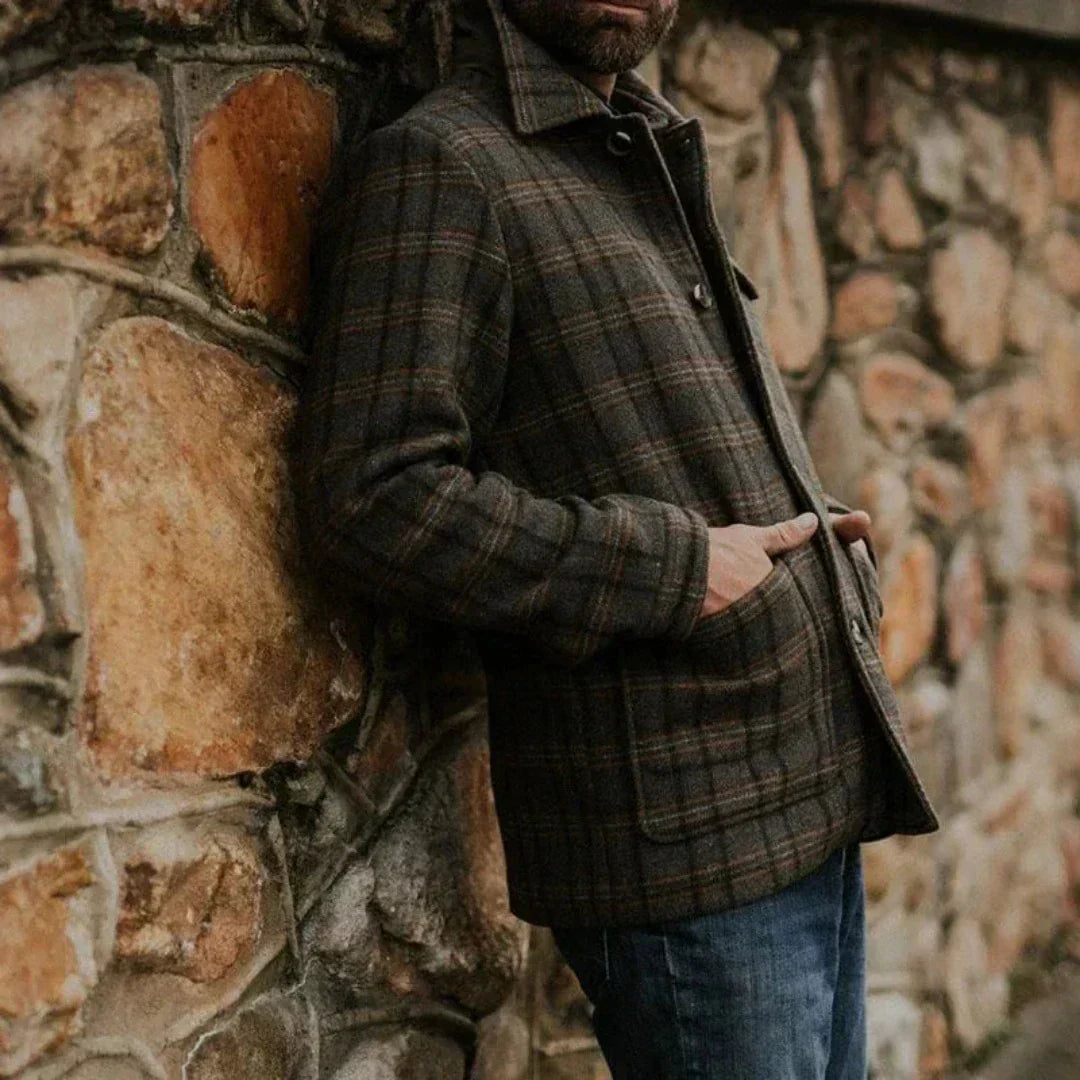 Men’s Flannel Shirt Jacket | Plaid Overshirt | Midweight Fall Layer
