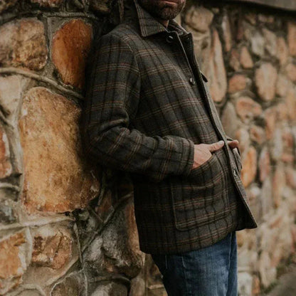 Men’s Flannel Shirt Jacket | Plaid Overshirt | Midweight Fall Layer