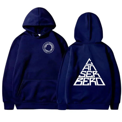 Men's Canserbero Tribute Hoodie | Dual Graphic Print | Fleece Streetwear Pullover