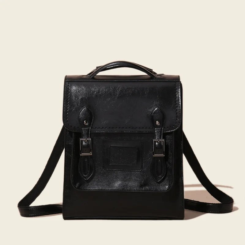 Convertible Backpack Tote | Multi-Compartment Vegan Leather Bag for Work and Travel