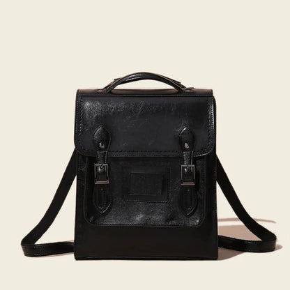 Convertible Backpack Tote | Multi-Compartment Vegan Leather Bag for Work and Travel