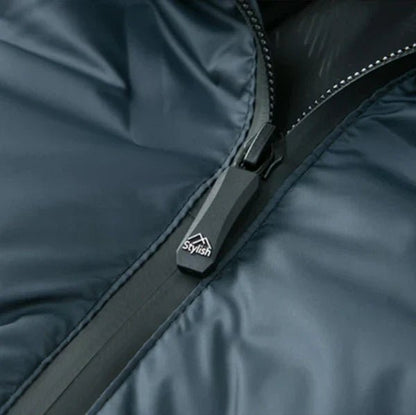 Men's Puffer Jacket | High-Gloss Finish | Warm Insulation | Winter Fashion