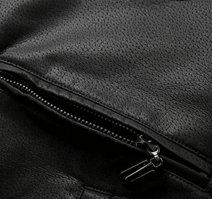 Men's Aviator Jacket | Embroidered Patches | Faux Shearling Collar | Vintage Flight Style