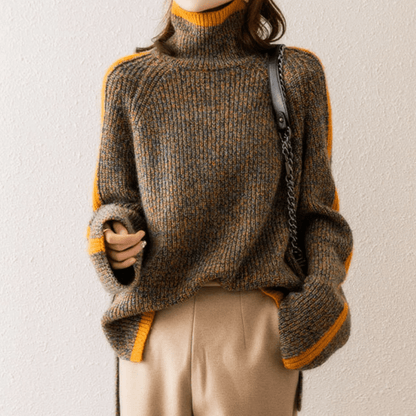 Ribbed Knit Sweater | Relaxed Fit | Soft Wool Blend