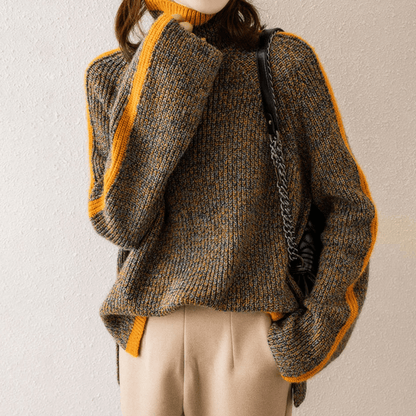 Ribbed Knit Sweater | Relaxed Fit | Soft Wool Blend