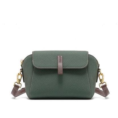 Compact Leather Crossbody Bag | Minimalist Style & Magnetic Flap