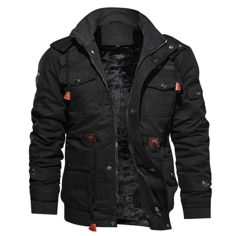 Men’s Utility Jacket | Military-Inspired Casual Outerwear | Warm Transitional Coat Canada