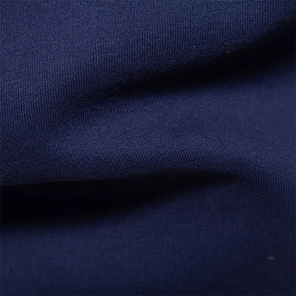 Men’s Long Sleeve Polo Sweatshirt | Ribbed Hem Rugby Style | Casual Smart-Collar Pullover