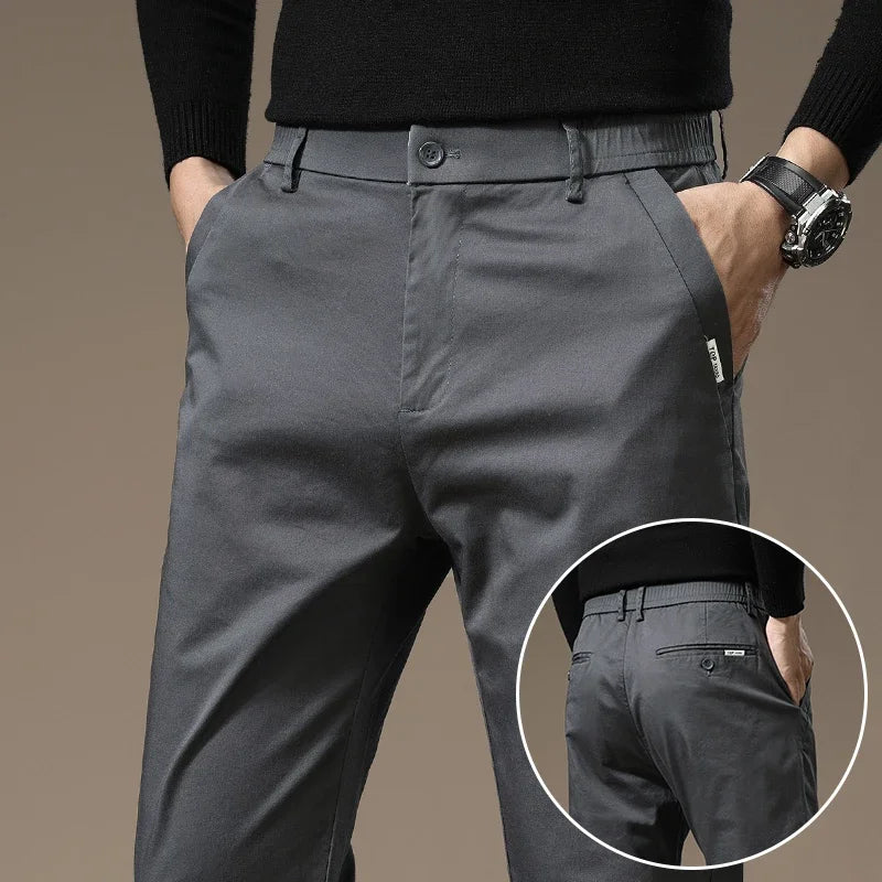 Modern Fit Stretch Dress Pants | Clean Front | Business Casual Essential Canada