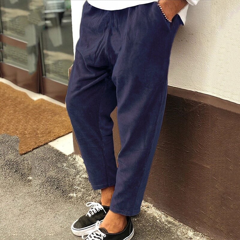Men’s Corduroy Trousers | Relaxed Fit | Everyday Casual Pants