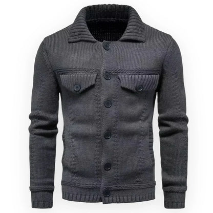Knit Overshirt Jacket | Button-Front Cardigan Style | Warm Layer for Fall