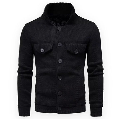 Knit Overshirt Jacket | Button-Front Cardigan Style | Warm Layer for Fall