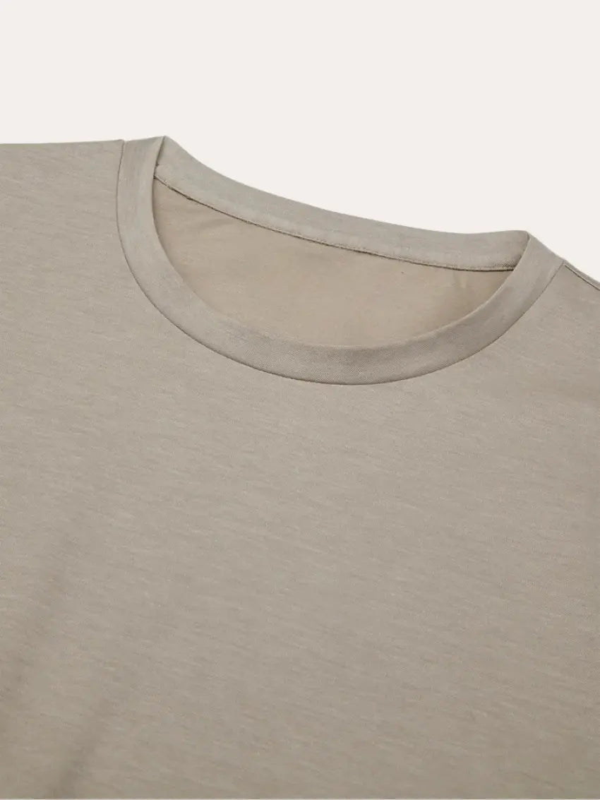 Men's Stretch Crewneck T-Shirt | Minimalist Fit | Soft Cotton Blend