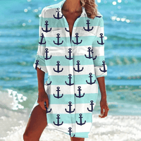 Mint green anchor