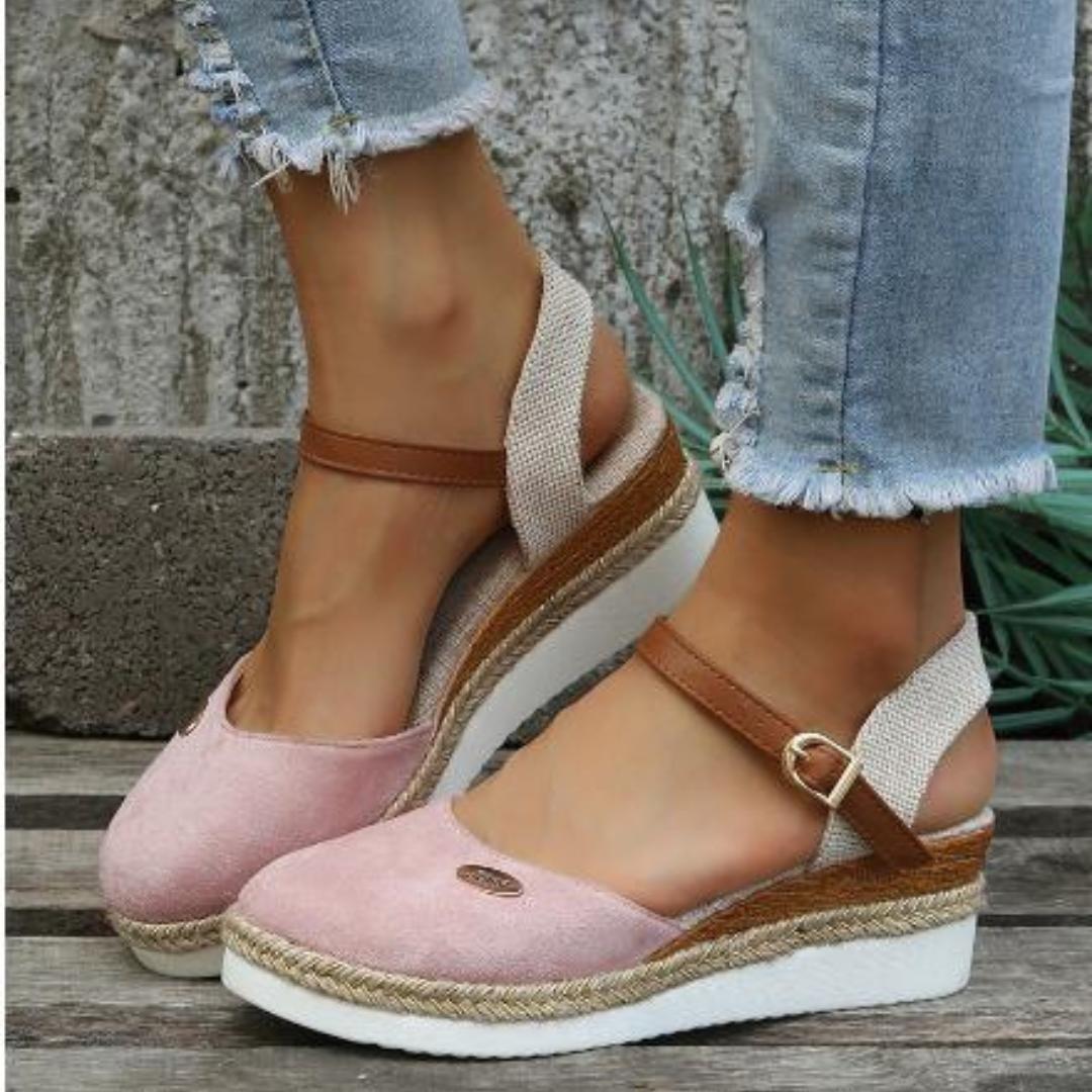 Wedge Espadrille Sandals | Ankle Strap Platform Shoes | Casual Summer Lift