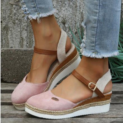 Wedge Espadrille Sandals | Ankle Strap Platform Shoes | Casual Summer Lift