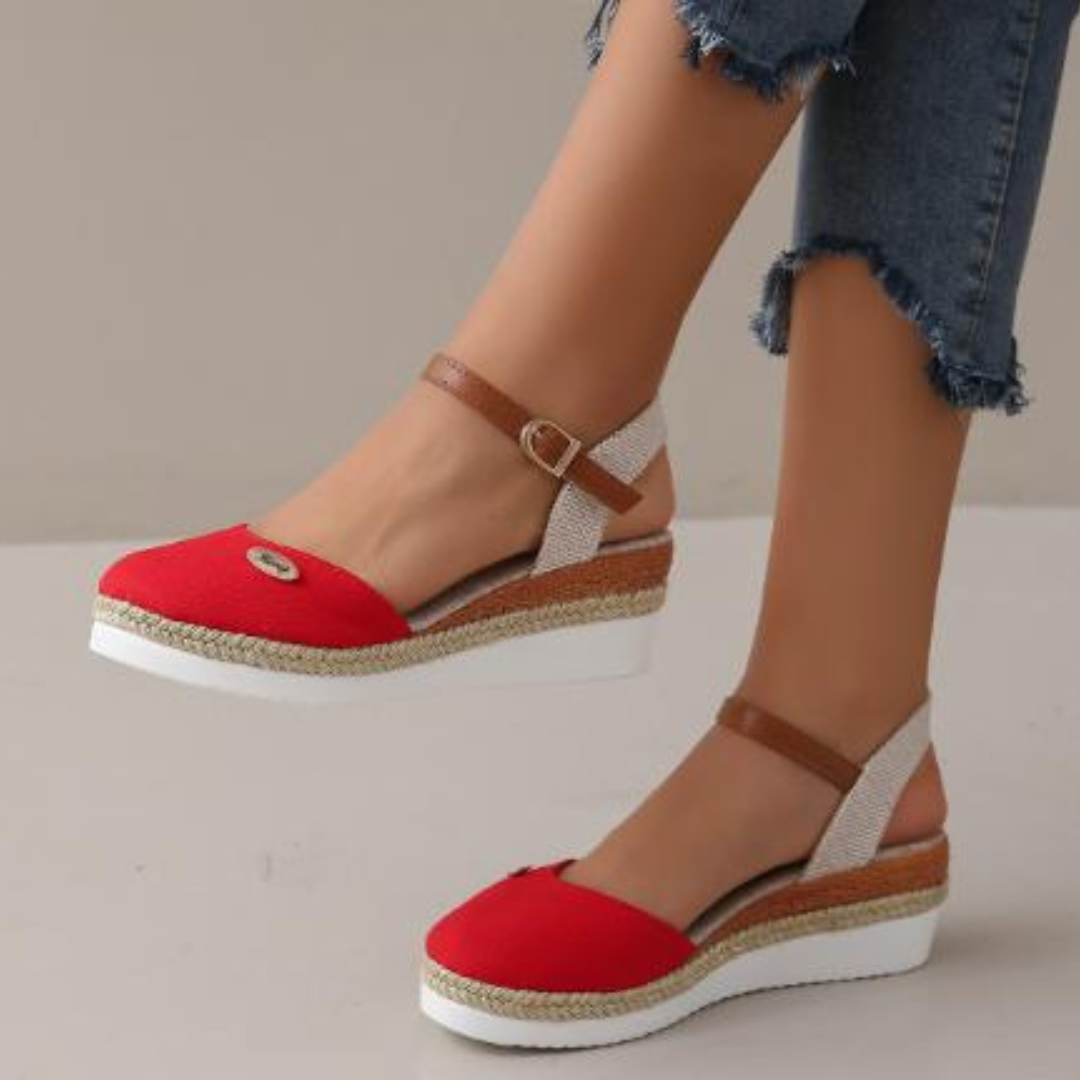 Wedge Espadrille Sandals | Ankle Strap Platform Shoes | Casual Summer Lift