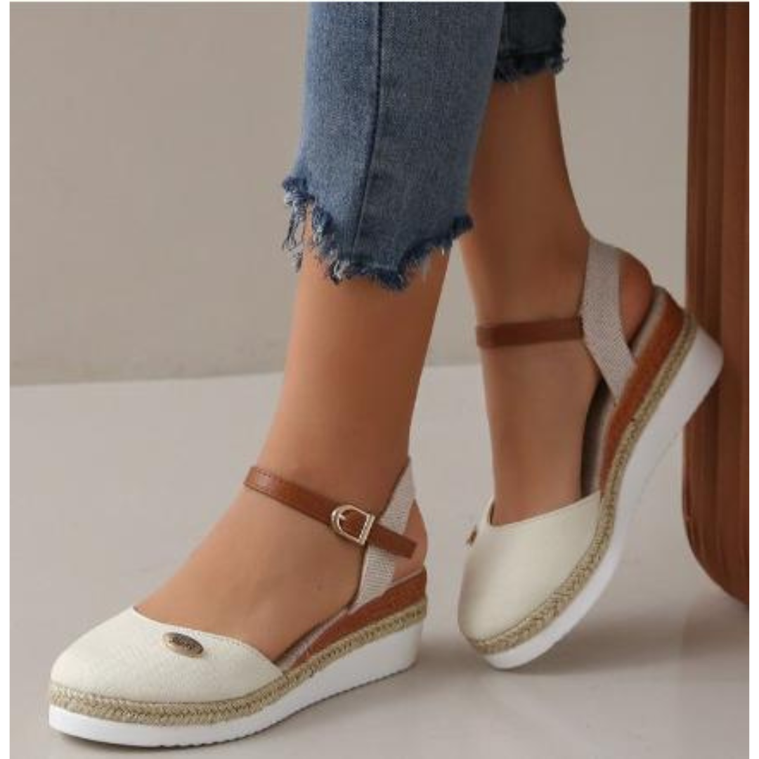 Wedge Espadrille Sandals | Ankle Strap Platform Shoes | Casual Summer Lift