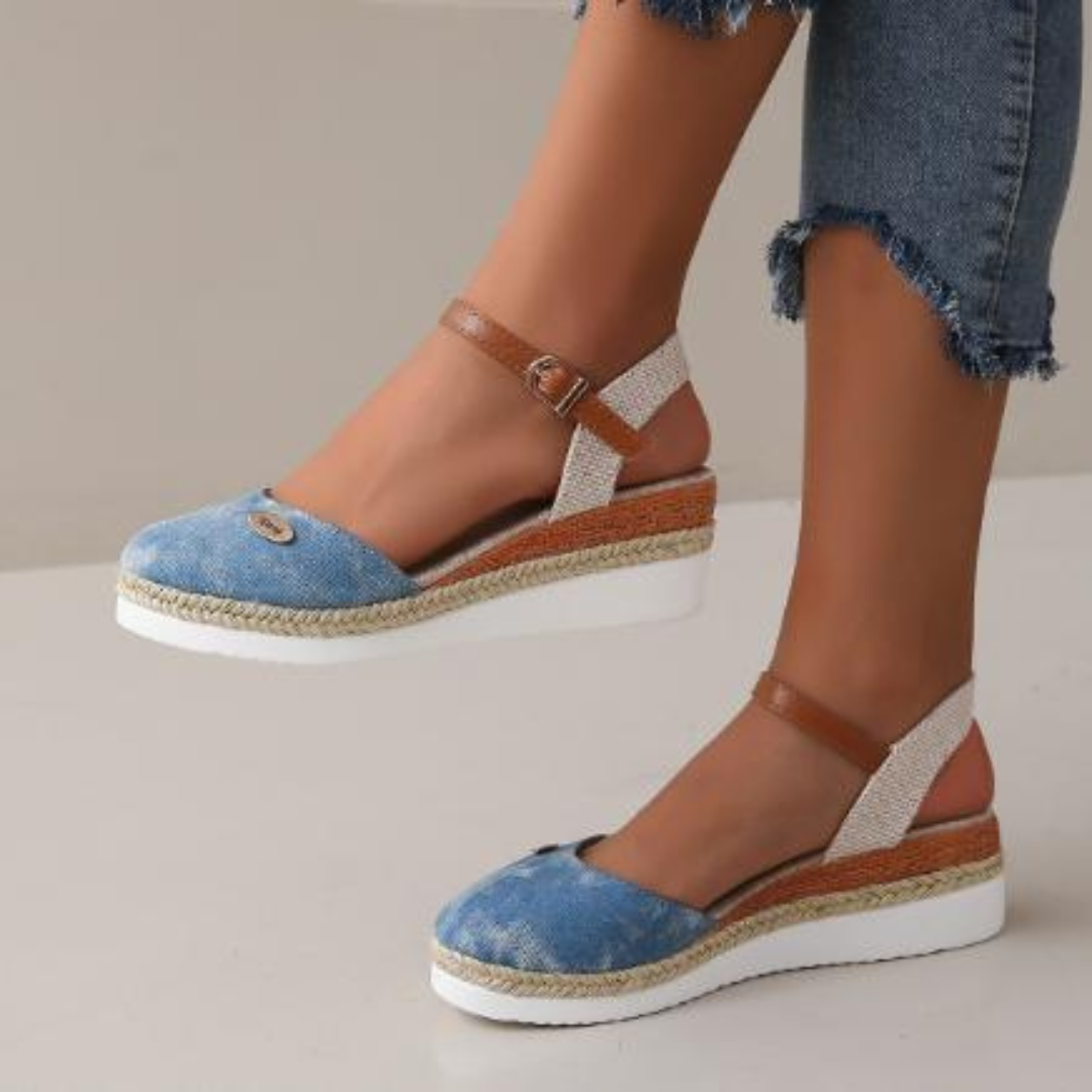 Wedge Espadrille Sandals | Ankle Strap Platform Shoes | Casual Summer Lift