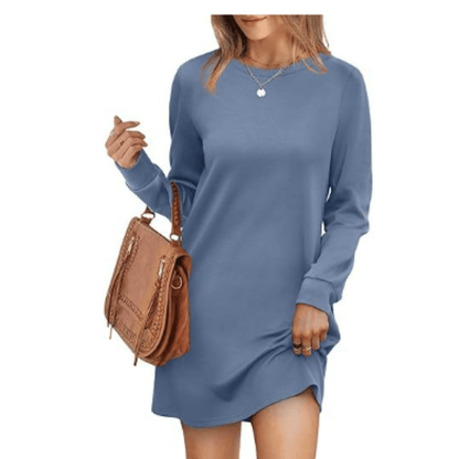 Long Sleeve T-Shirt Dress | Relaxed Fit | Everyday Casual Style