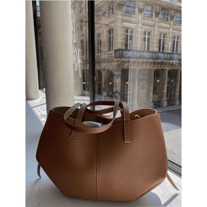 PU Leather Tote Bag | Dual Handles | Spacious Everyday Style