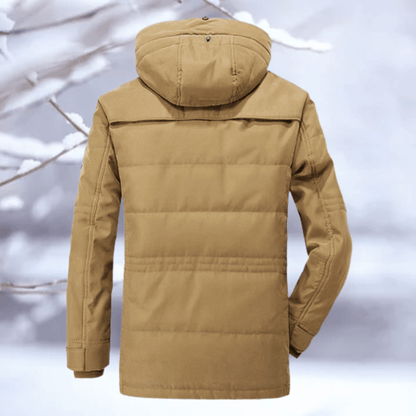 Men's Winter Parka Jacket | Faux Fur-Lined Hood | Insulated Warmth | Casual Outdoor