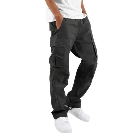 Men’s Utility Cargo Pants | Relaxed Fit | Multi-Pocket Streetwear Style
