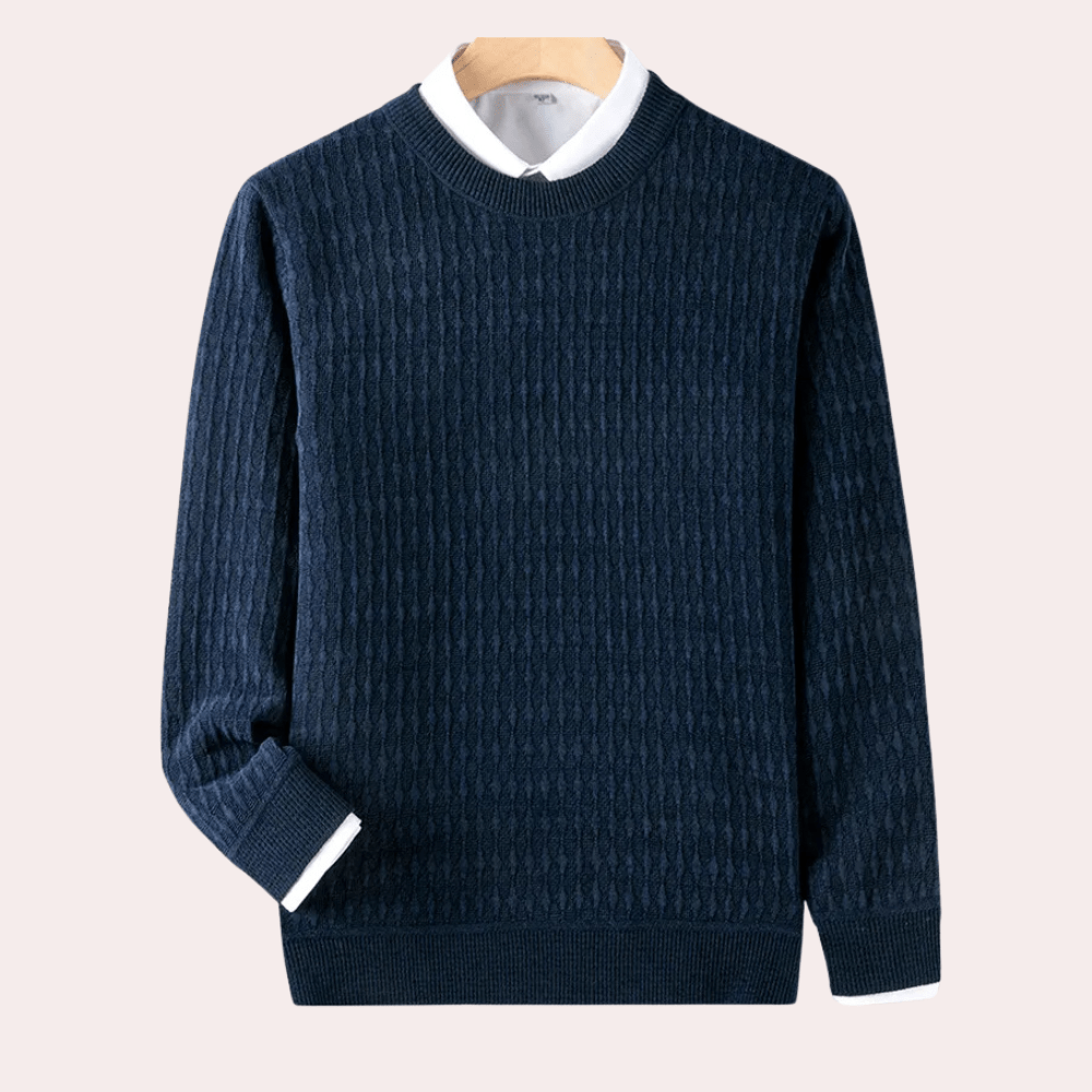 Textured Knit Sweater | Classic Fit | Soft and Stylish