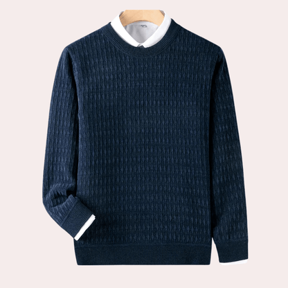 Textured Knit Sweater | Classic Fit | Soft and Stylish