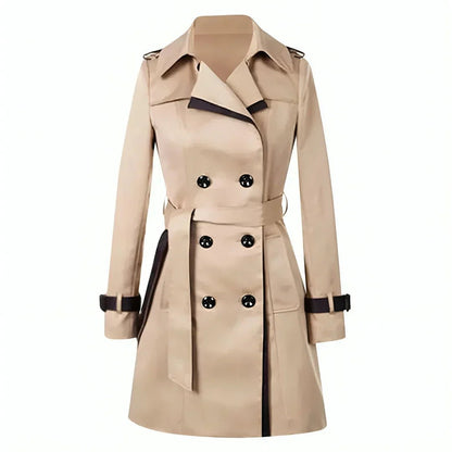Double-Breasted Trench Coat | Tailored Fit | Classic Design | Water-Resistant Outerwear