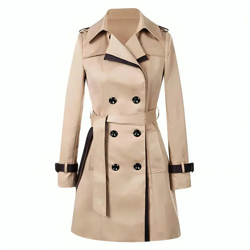 Double-Breasted Trench Coat | Tailored Fit | Classic Design | Water-Resistant Outerwear
