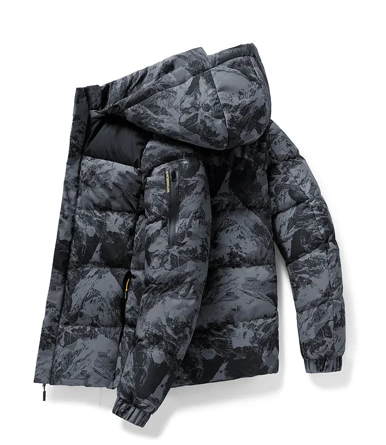 Men’s Hooded Ski Jacket | Waterproof Shell & Zip Vents | Lightweight Winter Layer