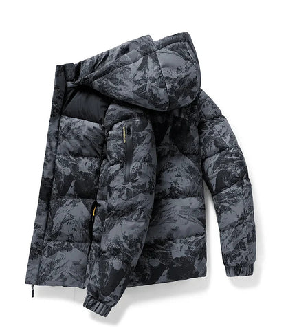 Men’s Hooded Ski Jacket | Waterproof Shell & Zip Vents | Lightweight Winter Layer