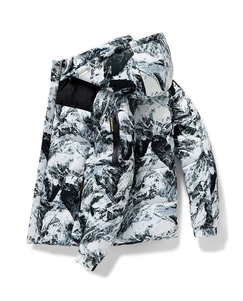 Men’s Hooded Ski Jacket | Waterproof Shell & Zip Vents | Lightweight Winter Layer