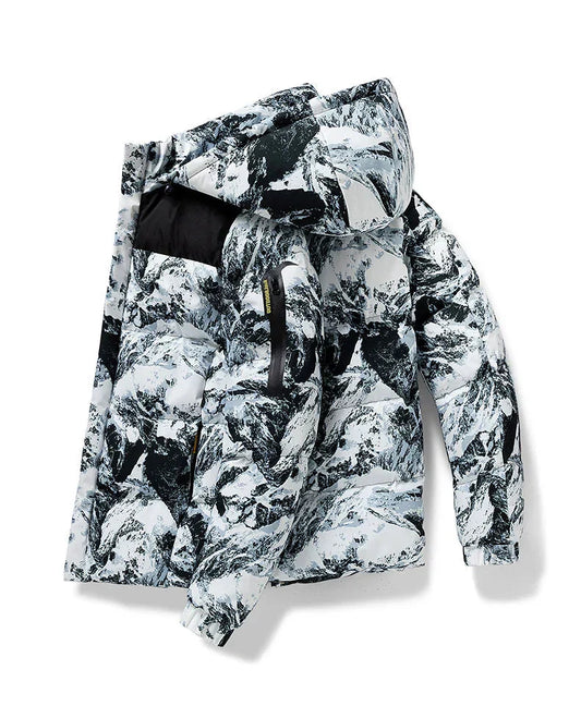 Men’s Hooded Ski Jacket | Waterproof Shell & Zip Vents | Lightweight Winter Layer