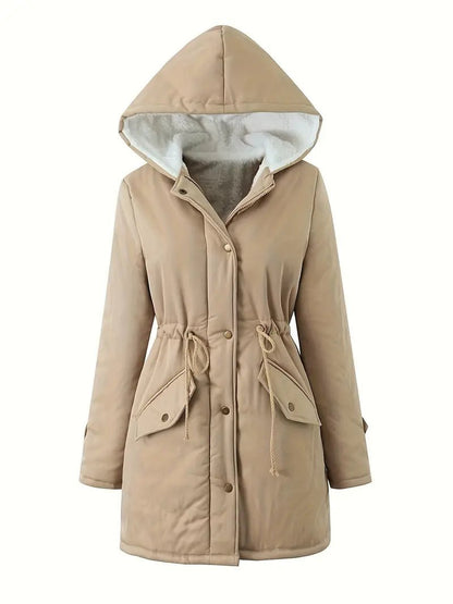 Hooded Fleece-Lined Parka | Warm & Lightweight | Adjustable Waist | Casual Winter Wear