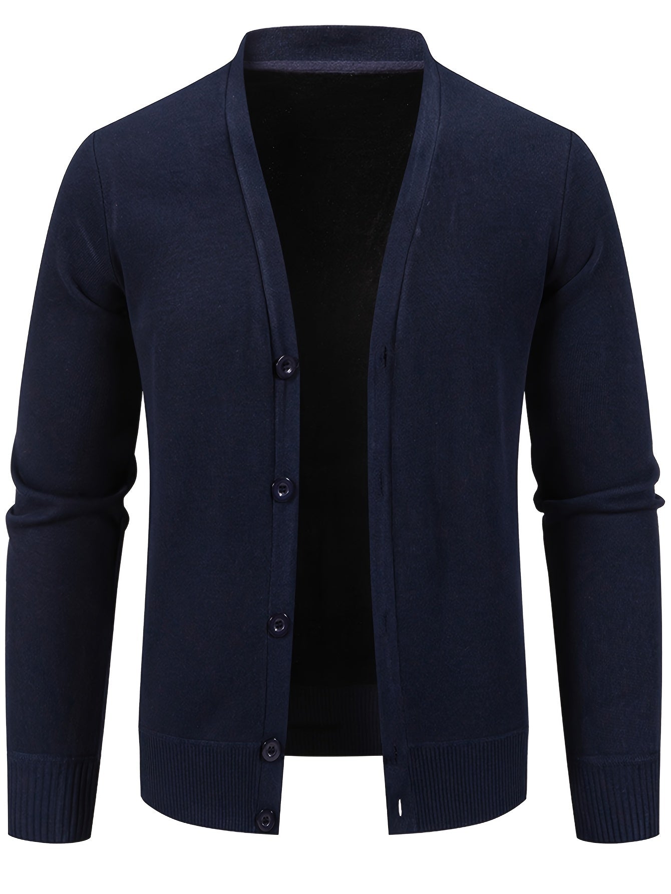 Men's Button-Up Knit Cardigan | Lightweight Layer | Classic V-Neck Sweater
