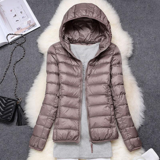 Lightweight Hooded Puffer Jacket | Quilted Insulation | Packable Warmth